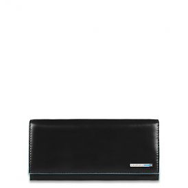 Кошелек женский Piquadro Blue Square PD3211B2/N черный натур.кожа